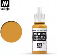 Vallejo 70831 Model Color Tan Glaze - Acryl Verf flesje