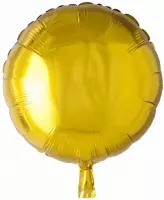 Folie ballon rond goud 46 cm - .