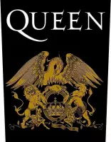 Queen Rugpatch Crest Zwart