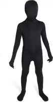 Zwarte morphsuit voor kinderen 8-10 jaar (140)