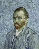 Diamond Painting Zelfportret Vincent van Gogh 40x50 (Volledige bedekking - Vierkante steentjes) meesters diamondpainting