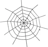 Halloween -  Zwart decoratie spinnenweb groot 150 cm - Horror/Halloween decoratie/versiering