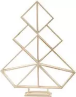 Geometrische kerstboom van hout, h: 60 cm, b: 47 cm, Keizerin boom, 1stuk
