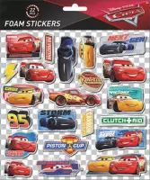 Disney Cars - Stickers - Foam - Stickervel - 3D stickers