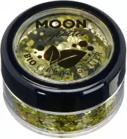 Moon Creations Glitter Makeup Moon Glitter - Bio Chunky Glitter Goudkleurig