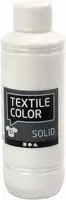 Textielverf - Wit - Dekkend - Creativ Company - 250 ml