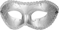 Oogmasker Gabriella zilver