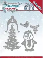 Mal  - Yvonne Creations - Christmas Dreams - Kerst pinguïn