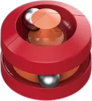 Kwalitatieve Doolhof Puzzel Fidget / Bal Spinner / Track Ball | Bead Spinner | Anti Stress Fidget | Bekend Van TikTok - Rood