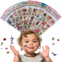 10 Vellen, ± 200 Stuks 3D Foam Stickers Kleurrijke Motivatie Beloning Vlij Stickers voor Kinderen & Sticker Liefhebbers van elke leeftijd – Verschillende thema’s, herkenbaar voor iedereen, Di