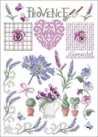 Lindner Borduurpatroon in kleur Onderwerp: Provence 002