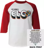 Electric Light Orchestra Raglan top -M- 2018 Tour Logo met rug print Wit