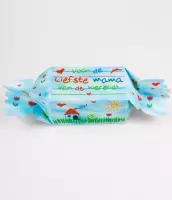 Liefste Mama - Gevuld met snoepmix - In cadeauverpakking met gekleurd lint