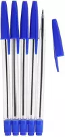 Gerimport Gelpennen Basic Blauw 5 Stuks