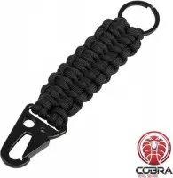 Paracord Quick Unravel keychain “Loops” Zwart