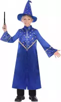 Amscan Kostuum Wizard Junior Donkerblauw 6-8 Jaar 3-delig