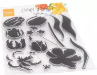 Marianne Design Clear stamps - colorful silhouettes Tulips