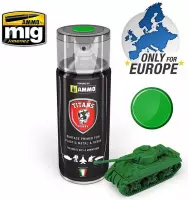AMMO MIG TTH106 Emerald Green - Matt - Primer - Acryl spray Verf spuitbus