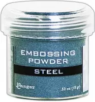 Ranger Embossingpoeder - 34ml - Metallic Steel