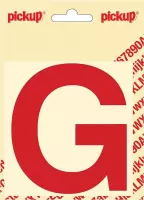Pickup plakletter Helvetica 100 mm - rood G