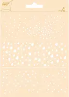 Embossing - Joy!Crafts polybesa embosstencil sneeuw regen sterren - 1 stuk