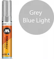 Molotow 327HS Grey Blue Light - Licht grijze acryl marker - Chisel tip 4-8mm - Kleur licht grijs
