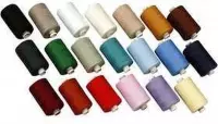 Naaigaren, kleuren assorti, polyester, 20x915m, l: 1000