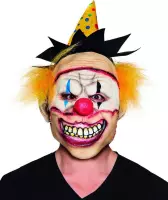 Halloween Masker Freaky Clown met Haar