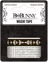 Bo Bunny kraft black & white washi tape
