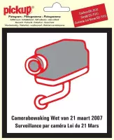 Pickup Pictogram 15x15 cm - Camerabewaking surveillance België