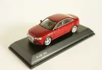 Audi A4 (Rood) (10 cm) 1/43 Audi Collection Dealer model - Modelauto - Schaalmodel - Model auto - Miniatuurauto - Miniatuur autos