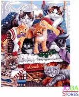 Schilderen op nummer "JobaStores®" Kittens 40x50cm