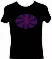 LED T-Groove Dancing Lady T-Shirt maat M