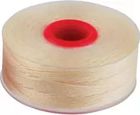 Kralendraad silky - beige - 37 meter - 0,2mm