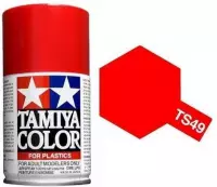 Tamiya TS-49 Bright Red - Gloss - Acryl Spray - 100ml Verf spuitbus