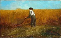 Schilderenopnummers.com® - Schilderen op nummer volwassenen - Winslow Homer – The Veteran in a New Field - 40x50 cm - Paint by numbers