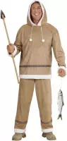 Widmann - Eskimo Kostuum - Visser Eskimo Heer - Man - bruin,wit / beige - XL - Carnavalskleding - Verkleedkleding