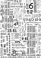 Counting Down Unmounted Rubber Stamps (CI-573)