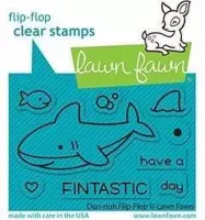 Duh-nuh Flip-Flop Clear Stamps (LF2597)