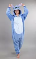 Onesie Lilo & Stitch pak kind blauw - maat 110-116 - Stitchpak jumpsuit pyjama