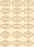 Scrapbook stickers a4 4 vellen
