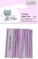 Stitched Lint Tags (10stuks) - Little Meow