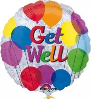 Folie get well  (excl. helium) 45cm