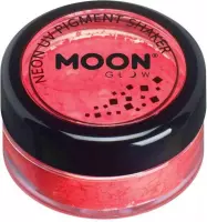 Moon Creations Kostuum Makeup Moon Glow - Intense Neon UV Pigment Shaker Rood