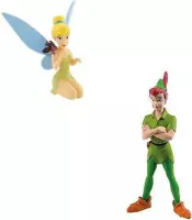 Speelfiguurtjes Peter pan en Tinkerbel Disney Bullyland (ca. 7 cm)