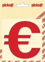 Pickup plakletter Helvetica 100 mm - rood €