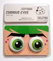 Wanted, Curious eyes button set, Jongen met groene ogen