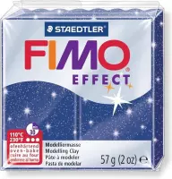 Fimo Effect glitter blauw 57 GR 8020-302