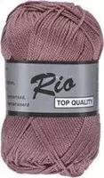 Lammy yarns Rio katoen garen - vintage roze (760) - naald 3 a 3,5mm - 10 bollen
