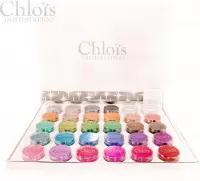 Chloïs Glitterbox 30 kleuren - Cosmetische Glitter - Chloïs Glittertattoo